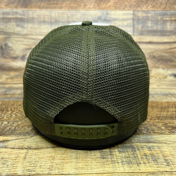 Pabst Old Style Beer Mens Trucker Hat Green Snapback Tailgator Retro Logo Cap - Picture 5 of 8